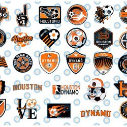 28 files mls logo houston dynamo, houston dynamo svg, vector houston dynamo, mls svg, sport bundle svg, clipart