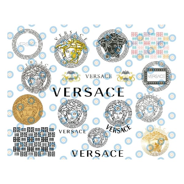 Versace, Versace logo svg, Pattern svg, Versace logo designs - Inspire ...