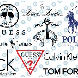 logo fashion brand bunlde: brooks brothers svg, calvin klein svg, logo bundle svg, sport bundle svg
