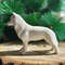 figurine white husky