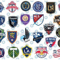 mls soccer league logo svg bundle vector printable logo cut files clipart,logo bundle svg, sport bundle svg