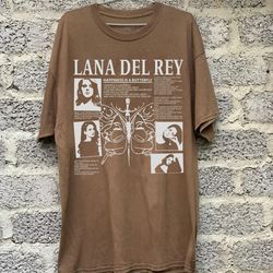 Happiness Is A Butterfly Tshirt, Lana Del Rey Vintage Tshirt, Album Tshirt