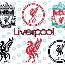 football bundle, liverpool svg, lfc svg, cutfile, football svg, football teams, logo bundle , sport bundle