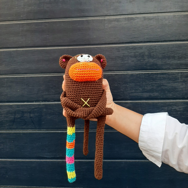 Handmade-Soft-Monkey-Toy-Gift-for-kids-Nursery-decor