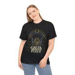greta van fleet tshirt, retro greta van fleet shirt, greta van fleet merch, greta van fleet tshirt, dream in gold to