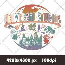 Universal Studios Trip PNG File, Universal Studios Family 2023, Universal Studios Instant Download, Family Vacation PNG