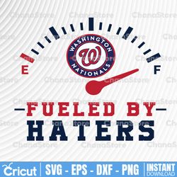 fueled by hater washington nationals svg and png files