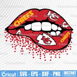 Kansas City Chiefs  InspiredLips png file printable, sublimation