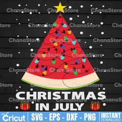 watermelon christmas in july ,water melon christmas tree svg, xmas in july svg, summer christmas, trending svg