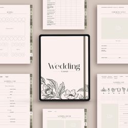 160 Page Digital Wedding Planner for iPad Goodnotes, Ultimate Wedding Planner, Itinerary, Budget, To Do List, Checklist