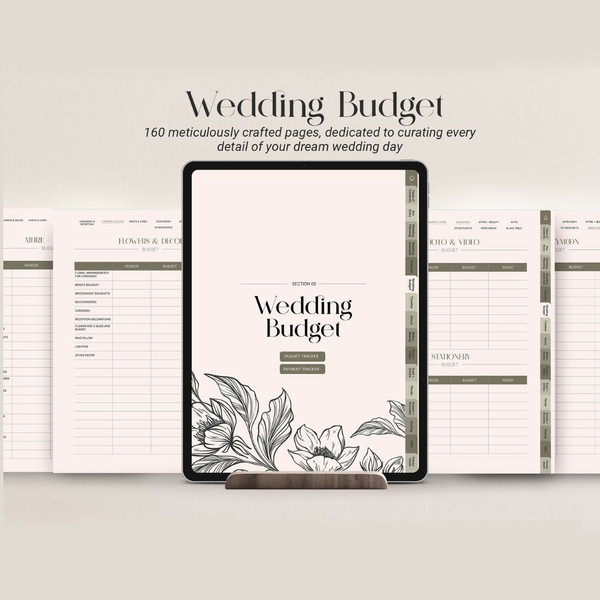 160 Page Digital Wedding Planner for iPad Goodnotes, Ultimate Wedding Planner, Itinerary, Budget, To Do List, Checklist (5).jpg