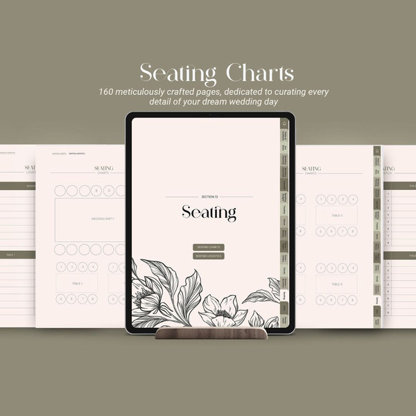 160 Page Digital Wedding Planner for iPad Goodnotes, Ultimate Wedding Planner, Itinerary, Budget, To Do List, Checklist (6).jpg