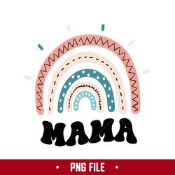 mama rainbow png, mama png, mom png, mother's day png digital file