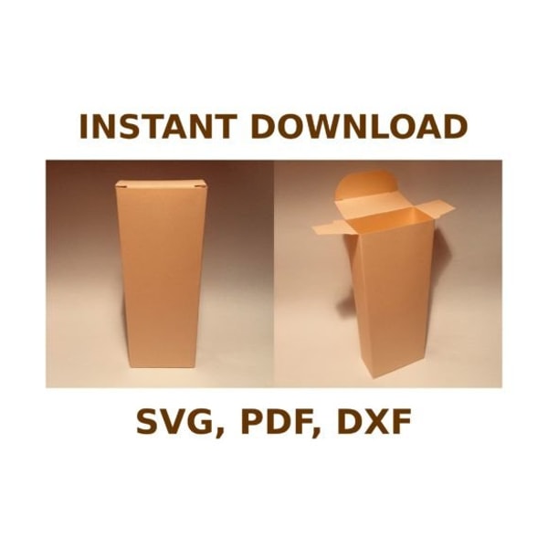 Tube Container Svg Tube Box Template, Box Template SVG, SVG Files, SVG, Cricut - Inspire ...