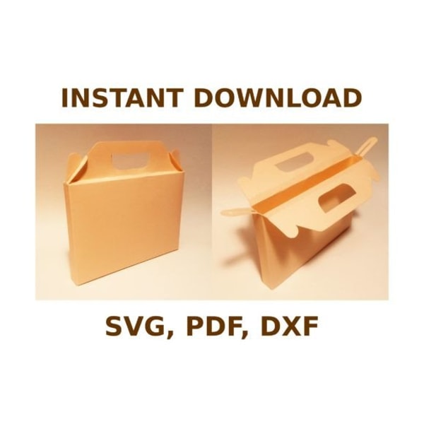 Folder Template, Box Template SVG, SVG Files, SVG, Cricut | Inspire Uplift