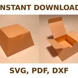 take out box template, box template svg, svg files, svg, cricut