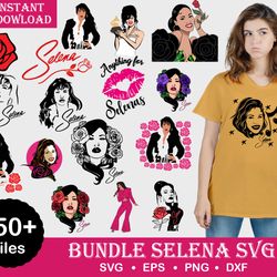 Selena Quintanilla SVG Bundle, Selena Quintanilla Perez Rose Vector, Selena svg, selena layered files, Instant download