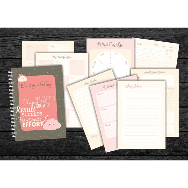 Printable Motivational Diary Inspire Uplift
