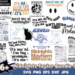 taylor midnights bundle png, mega bundle taylor midnights png, for cricut, silhouette, digital, file cut, flash download