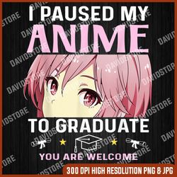 graduation 5th 8th grade class 2022 anime school last day of school png sublimation design