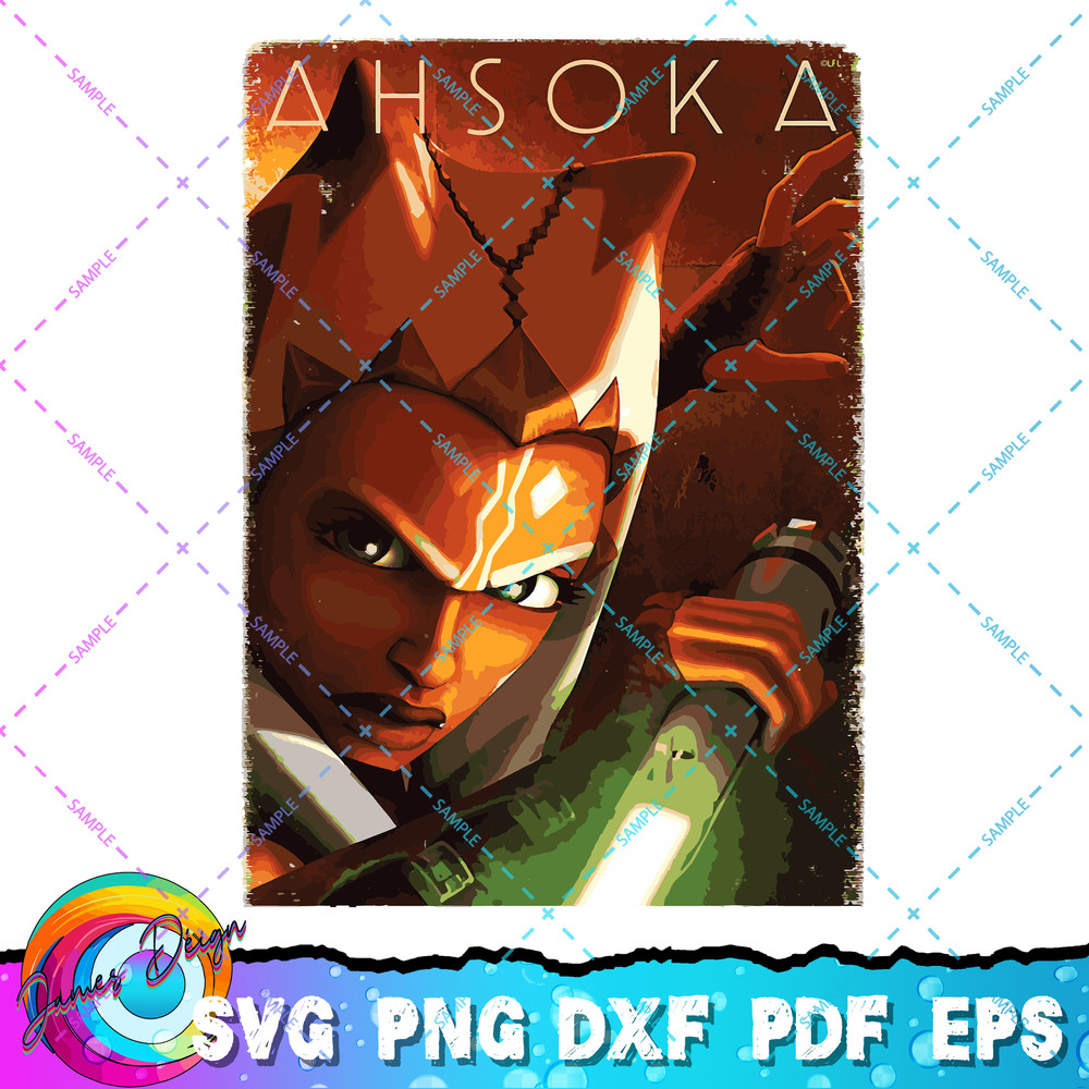 Star Wars Ahsoka Tano Power of the Galaxy Lightsaber T-Shirt copy.jpg