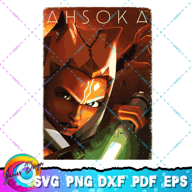 Star Wars Ahsoka Tano Power of the Galaxy Lightsaber T-Shirt copy.jpg