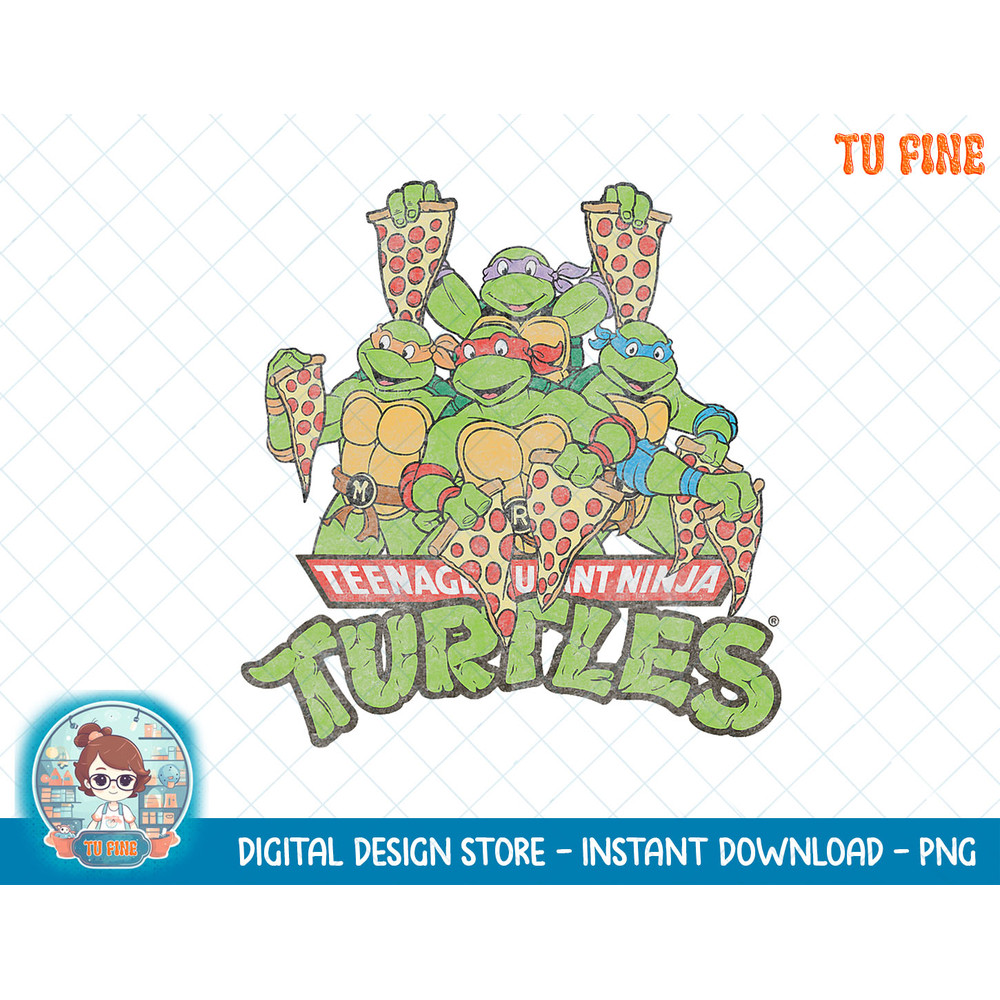 TMNT Ninja Turtles All Characters With Pizzas T-Shirt copy.jpg