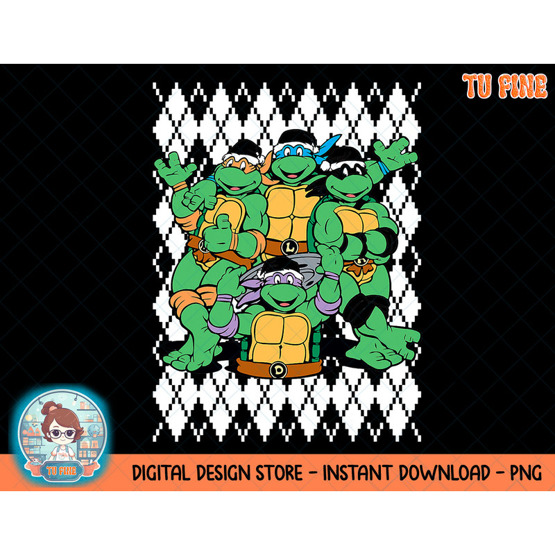 TMNT Ninja Turtles Ugly Christmas Sweater T-Shirt copy.jpg