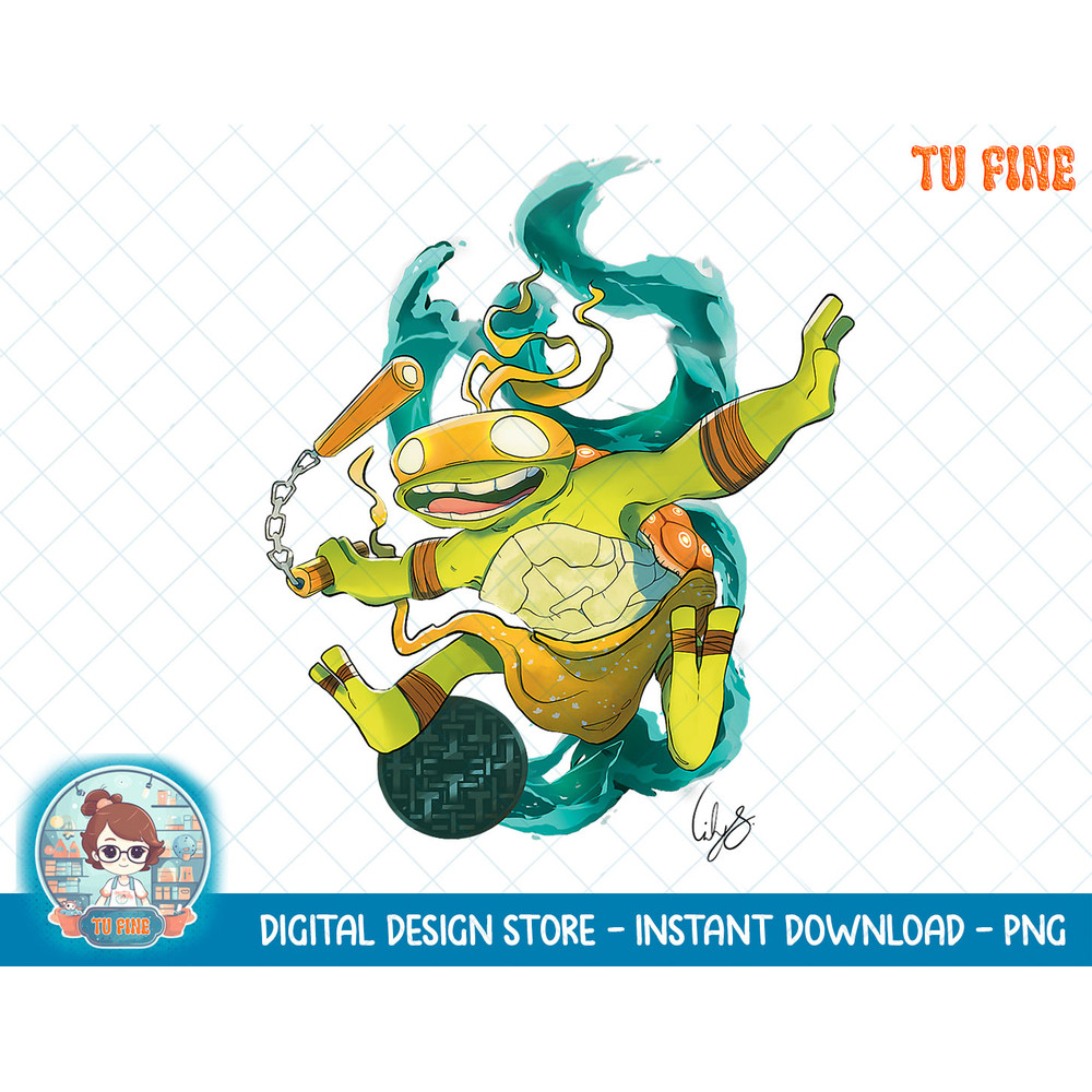 TMNT x Lily Stock Collection Michelangelo White T-Shirt copy.jpg