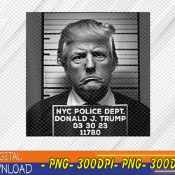 trump mugshot 2024 president png, digital download