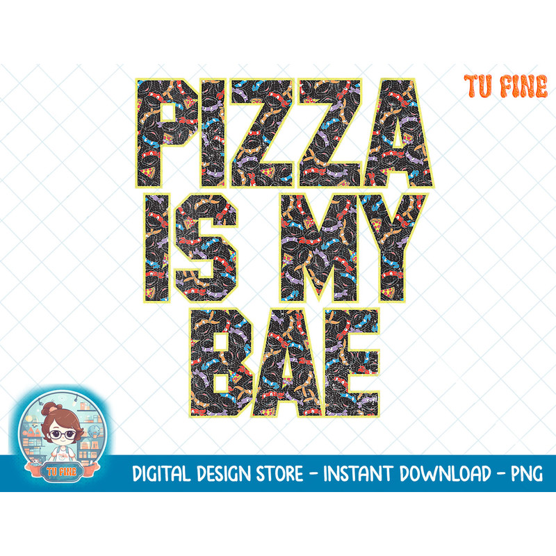 Womens Nickelodeon Teenage Mutant Ninja Turtles Pizza is BAE V-Neck T-Shirt copy.jpg