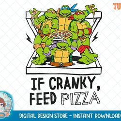 Womens Teenage Mutant Ninja Turtles Cranky Pizza V-Neck T-Shirt.png