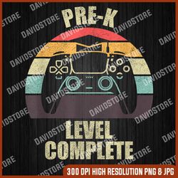 graduation pre-k level complete preschool graduate kid last day of school png sublimation design