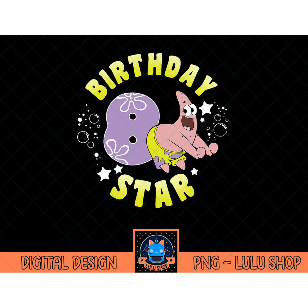 Nickelodeon SpongeBob SquarePants Patrick Star 8th Birthday T-Shirt copy.jpg