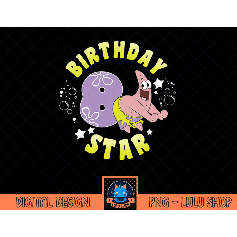 Nickelodeon SpongeBob SquarePants Patrick Star 8th Birthday T-Shirt copy.jpg