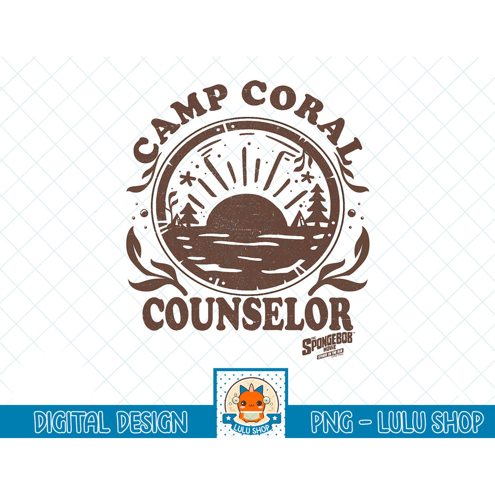 Sponge On The Run Camp Coral Counselor T-Shirt copy.jpg