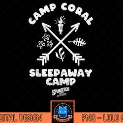 sponge on the run camp coral sleepaway camp logo t-shirt.png