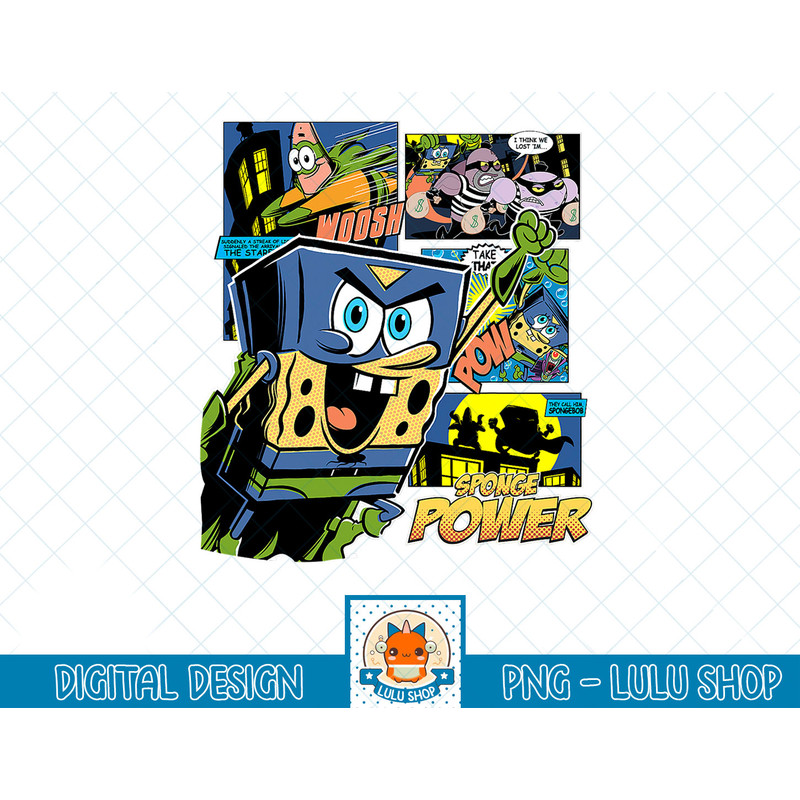 Sponge Power SpongeBob SquarePants T-Shirt copy.jpg