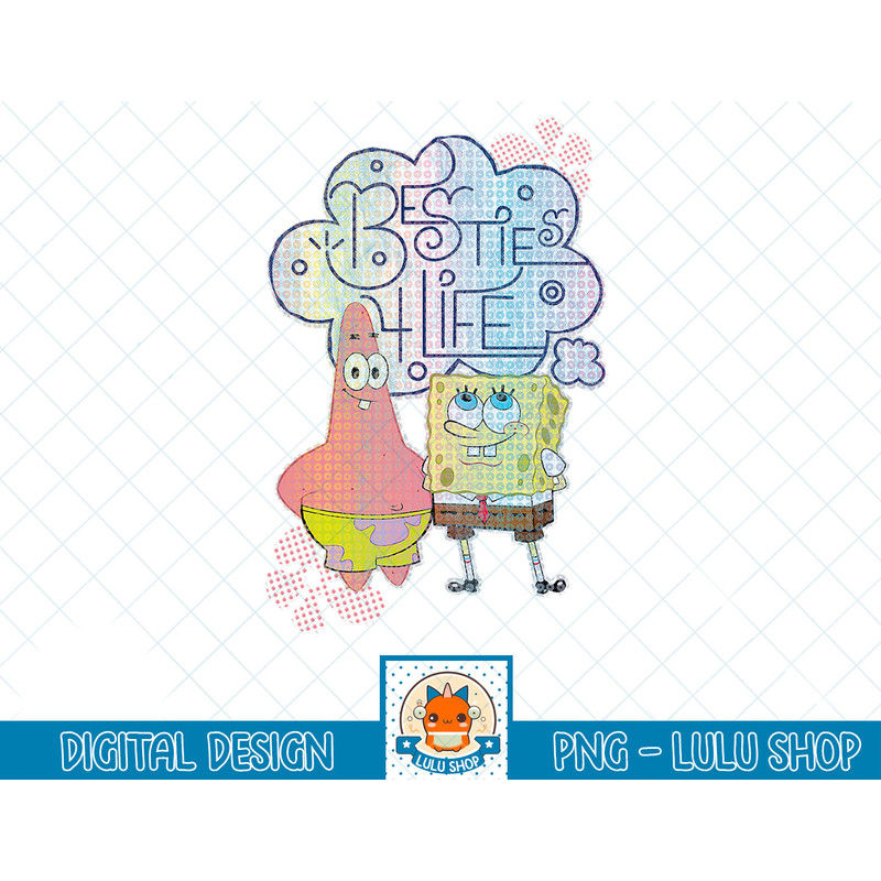 Spongebob And Patrick Bestie 4 Life T-Shirt copy.jpg