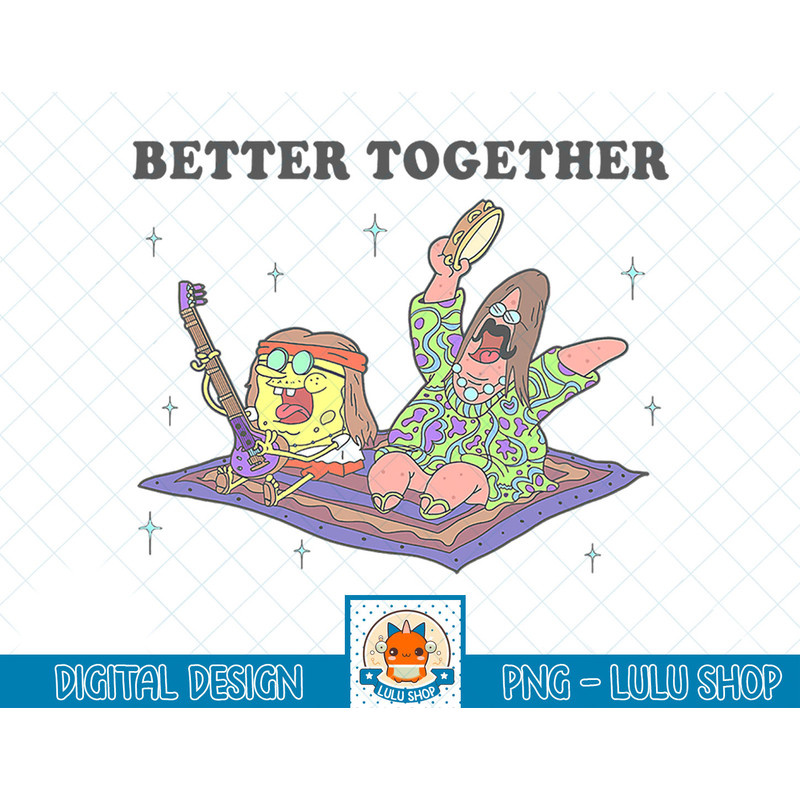 SpongeBob SquarePants & Patrick Better Together Magic Carpet T-Shirt copy.jpg