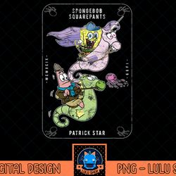 spongebob squarepants & patrick tarot bob card t-shirt.png