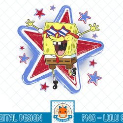 spongebob squarepants 4th of july spongebob stars t-shirt.png