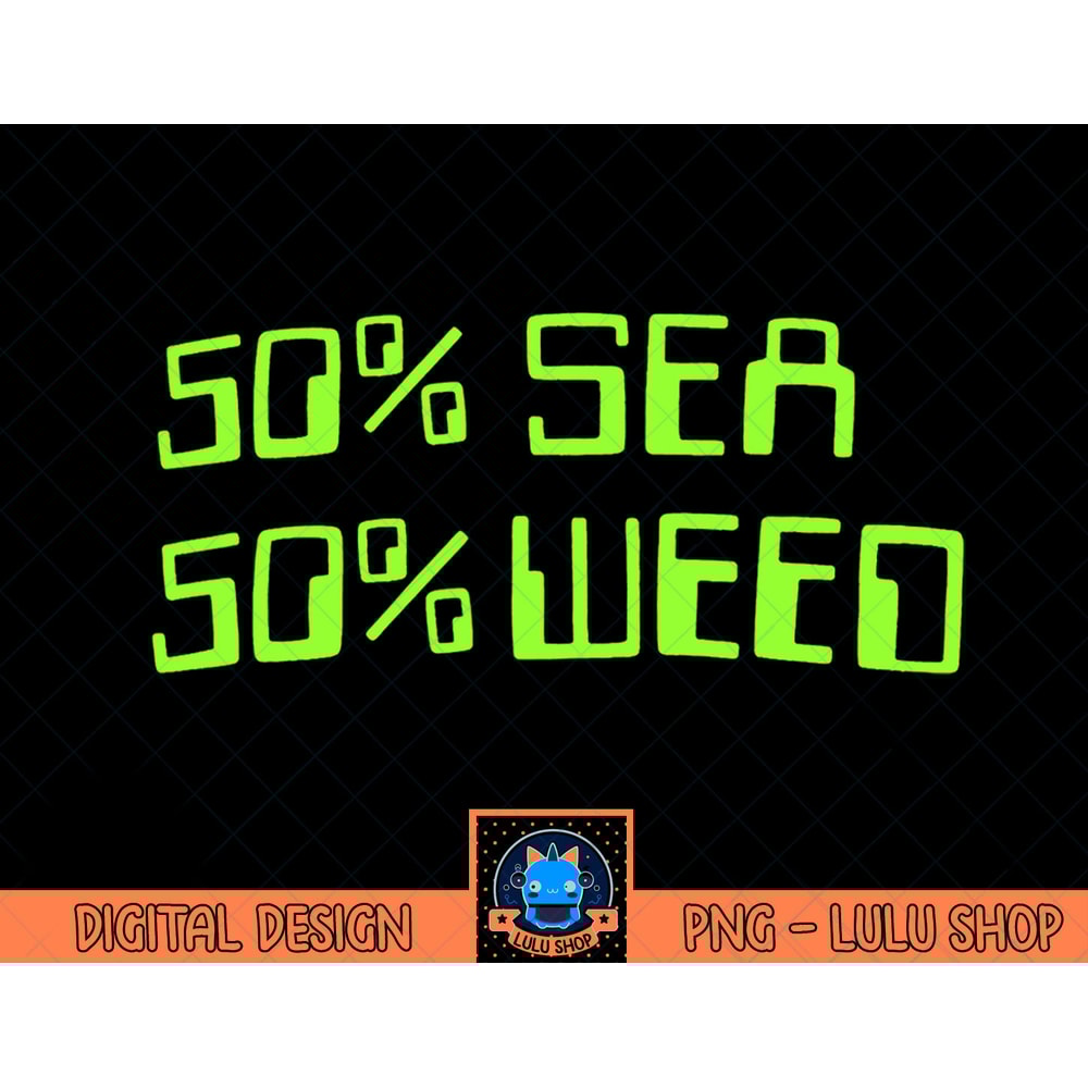 SpongeBob SquarePants 50 Sea 50 Weed T-Shirt copy.jpg