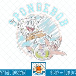 spongebob squarepants and patrick best buds doodle t-shirt.png