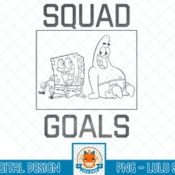 spongebob squarepants bffs squad goals t-shirt.png