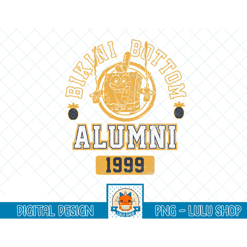 SpongeBob SquarePants Bikini Bottom 1999 Alumni Collegiate T-Shirt copy.jpg