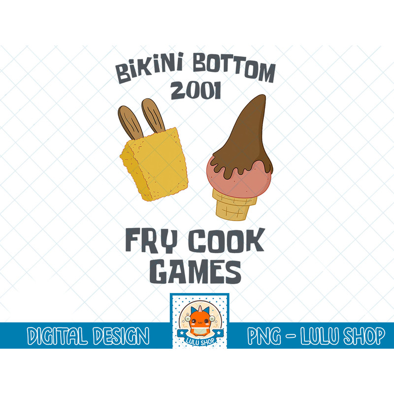 SpongeBob SquarePants Bikini Bottom 2001 Fry Cook Games T-Shirt copy.jpg