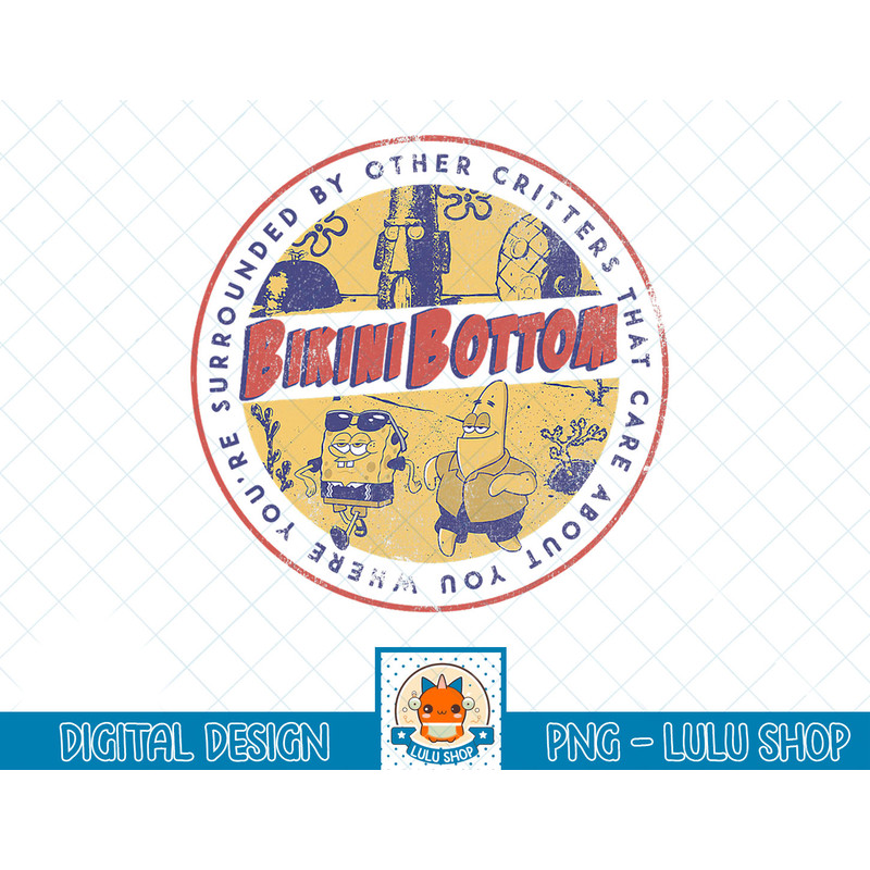 SpongeBob SquarePants Bikini Bottom Badge T-Shirt copy.jpg