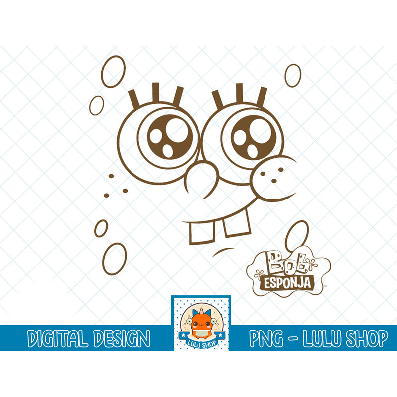 SpongeBob SquarePants Bob Esponja Face T-Shirt copy.jpg