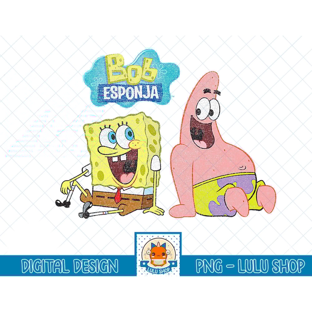 SpongeBob SquarePants Bob Esponja Patrick Vintage Pals T-Shirt copy.jpg